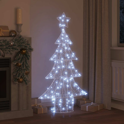 Albero di Natale con 160 LED Bianco freddo 150 cm Acrilico