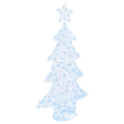 Albero di Natale con 160 LED Bianco freddo 150 cm Acrilico