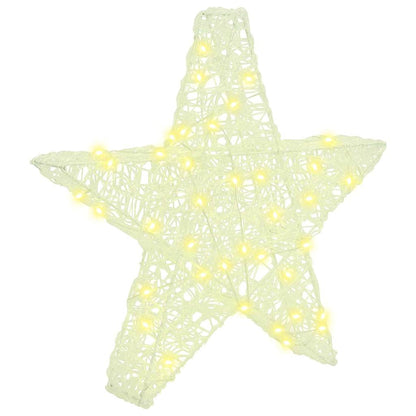 Stella 3D con 50 LED Bianco caldo 55 x 53.5 x 10 cm Acrilico