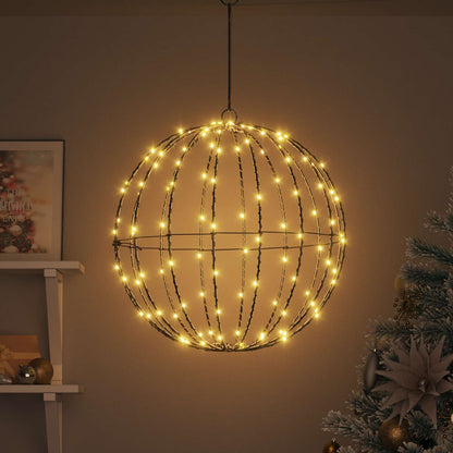 Palla con 160 LED Bianco caldo 50,5 x 50,5 x 52 cm Metallo