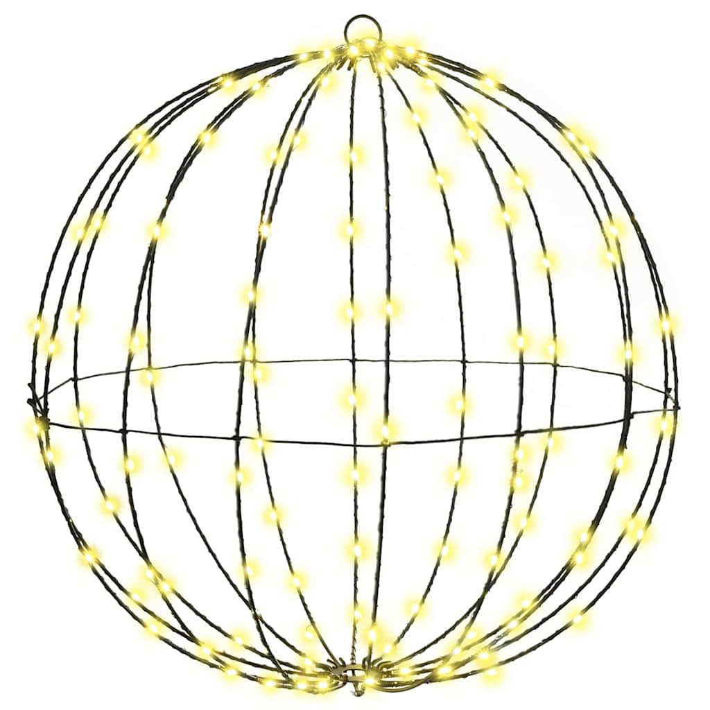 Palla con 160 LED Bianco caldo 50,5 x 50,5 x 52 cm Metallo