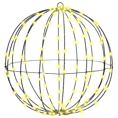 Palla con 160 LED Bianco caldo 50,5 x 50,5 x 52 cm Metallo