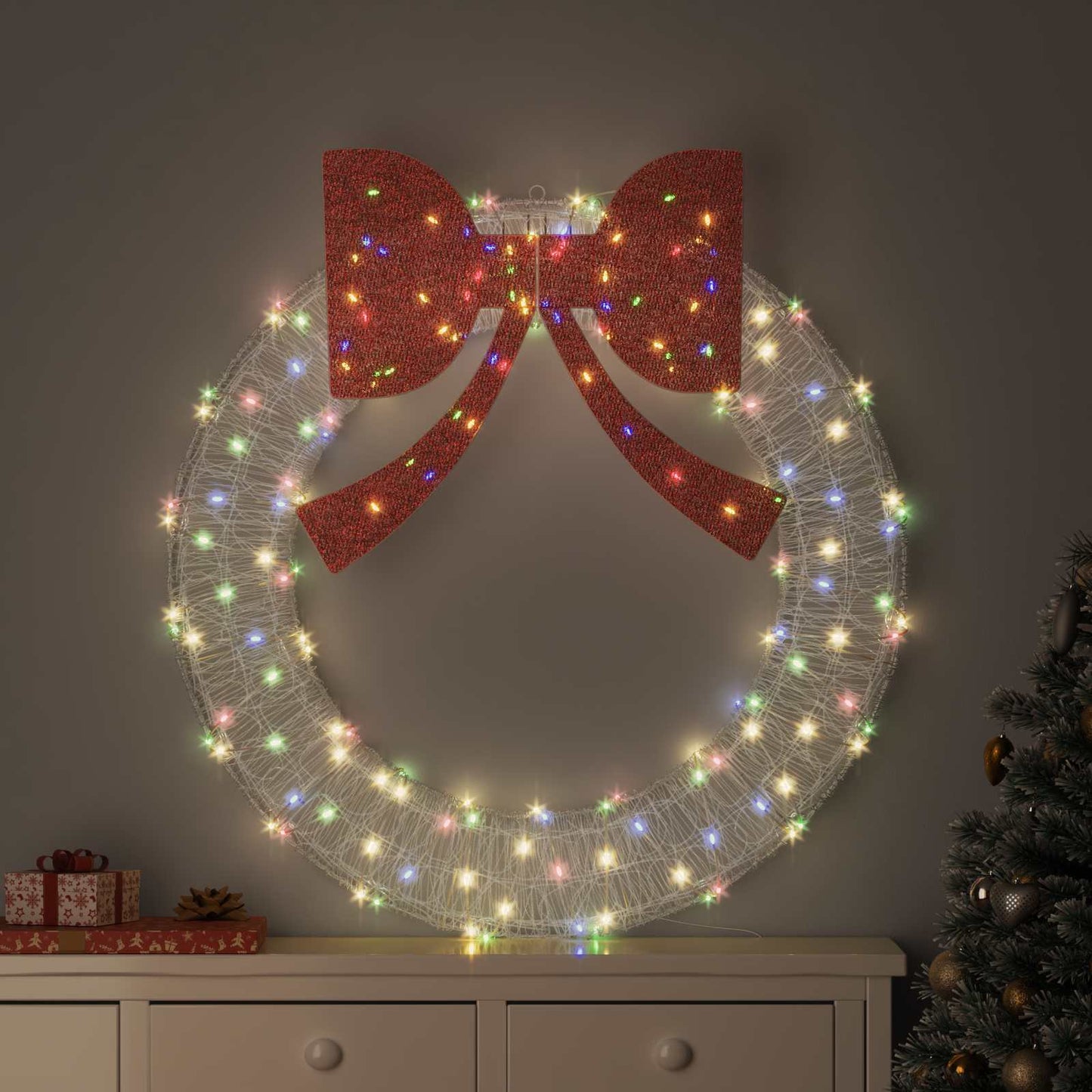 Ghirlanda con 150 LED Multicolore 120 cm Acrilico