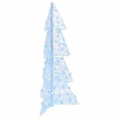 Albero di Natale con 100 LED Bianco freddo 120 cm Acrilico
