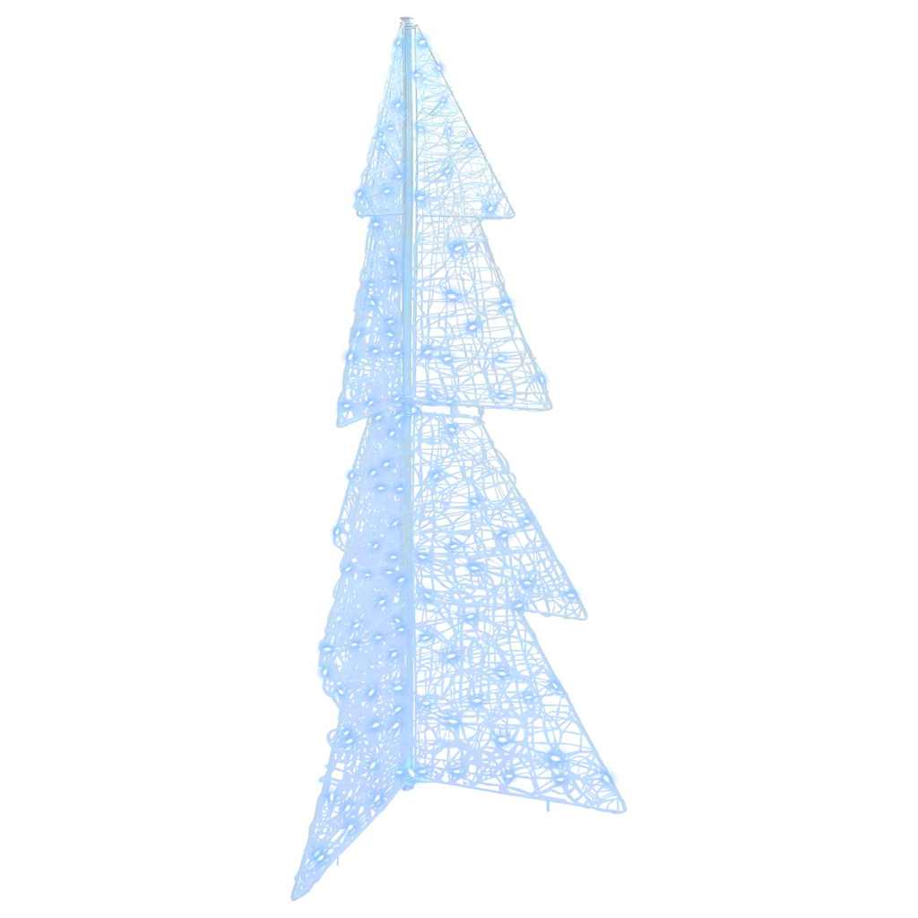 Albero di Natale con 160 LED Bianco freddo 150 cm Acrilico