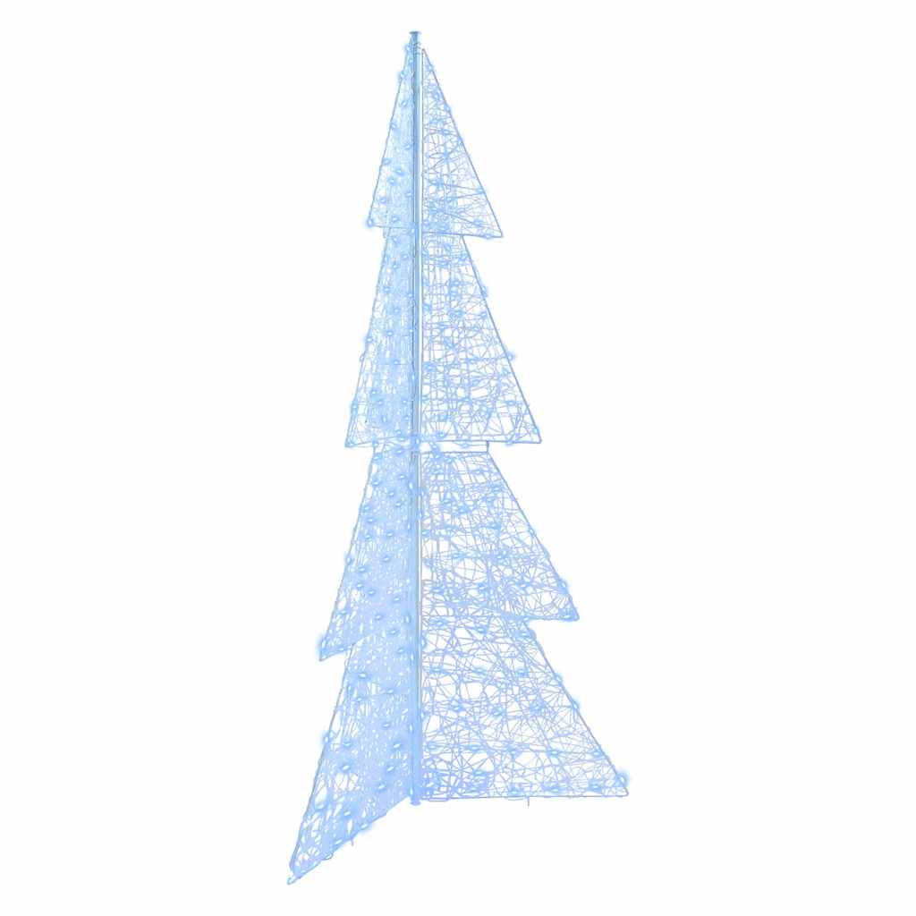 Albero di Natale con 240 LED Bianco freddo 180 cm Acrilico
