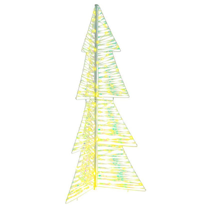 Albero di Natale con 160 LED Bianco caldo 150 cm PET