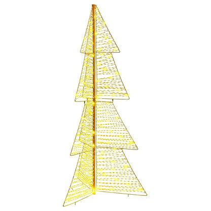 Albero di Natale con 160 LED Bianco caldo 150 cm PET