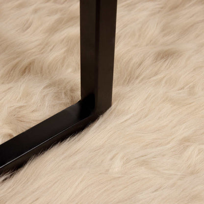 Tappeto Pecora Tafalla Beige 80 x 120 cm Poliestere