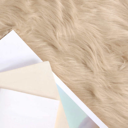 Tappeto Pecora Tafalla Beige 80 x 120 cm Poliestere