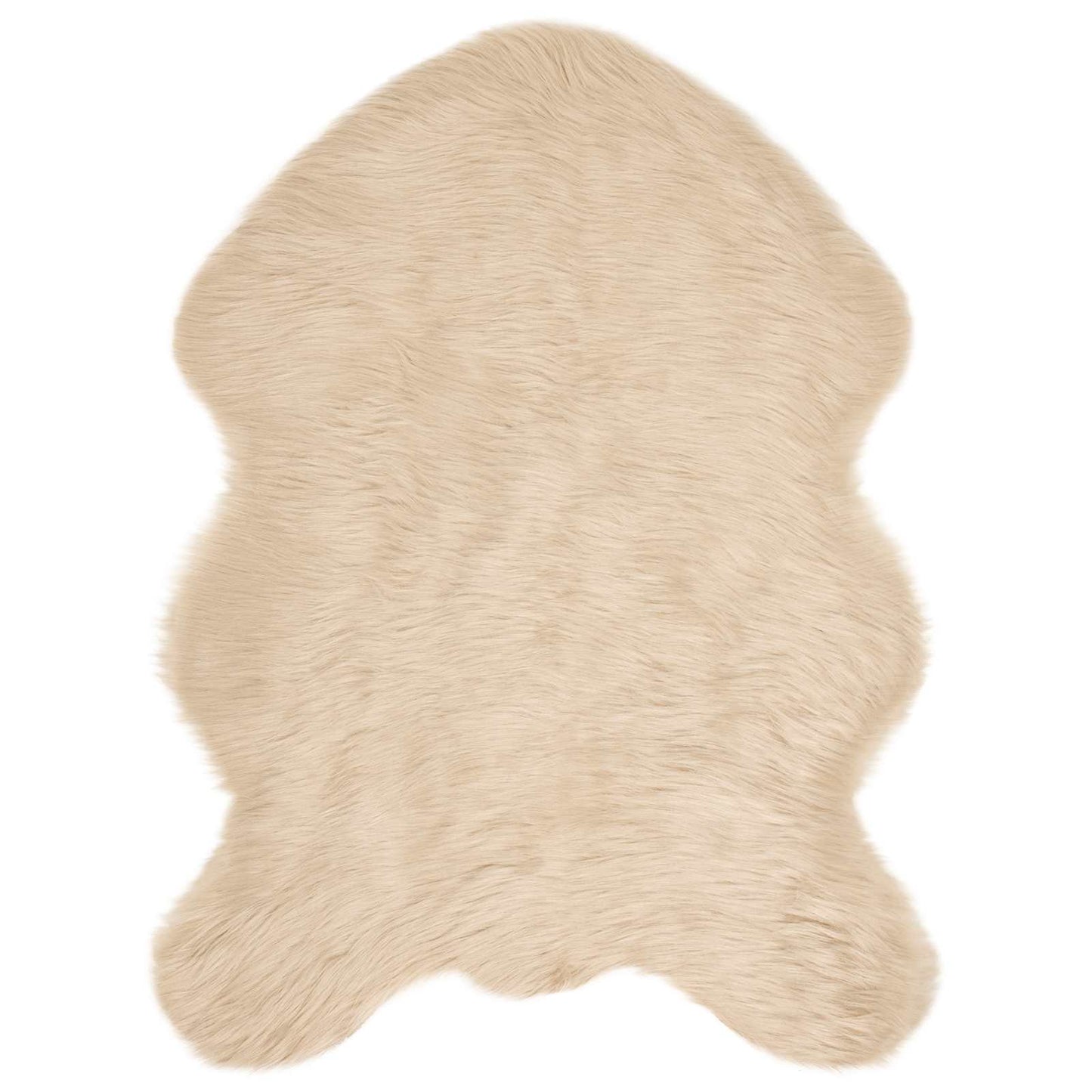 Tappeto Pecora Tafalla Beige 80 x 120 cm Poliestere
