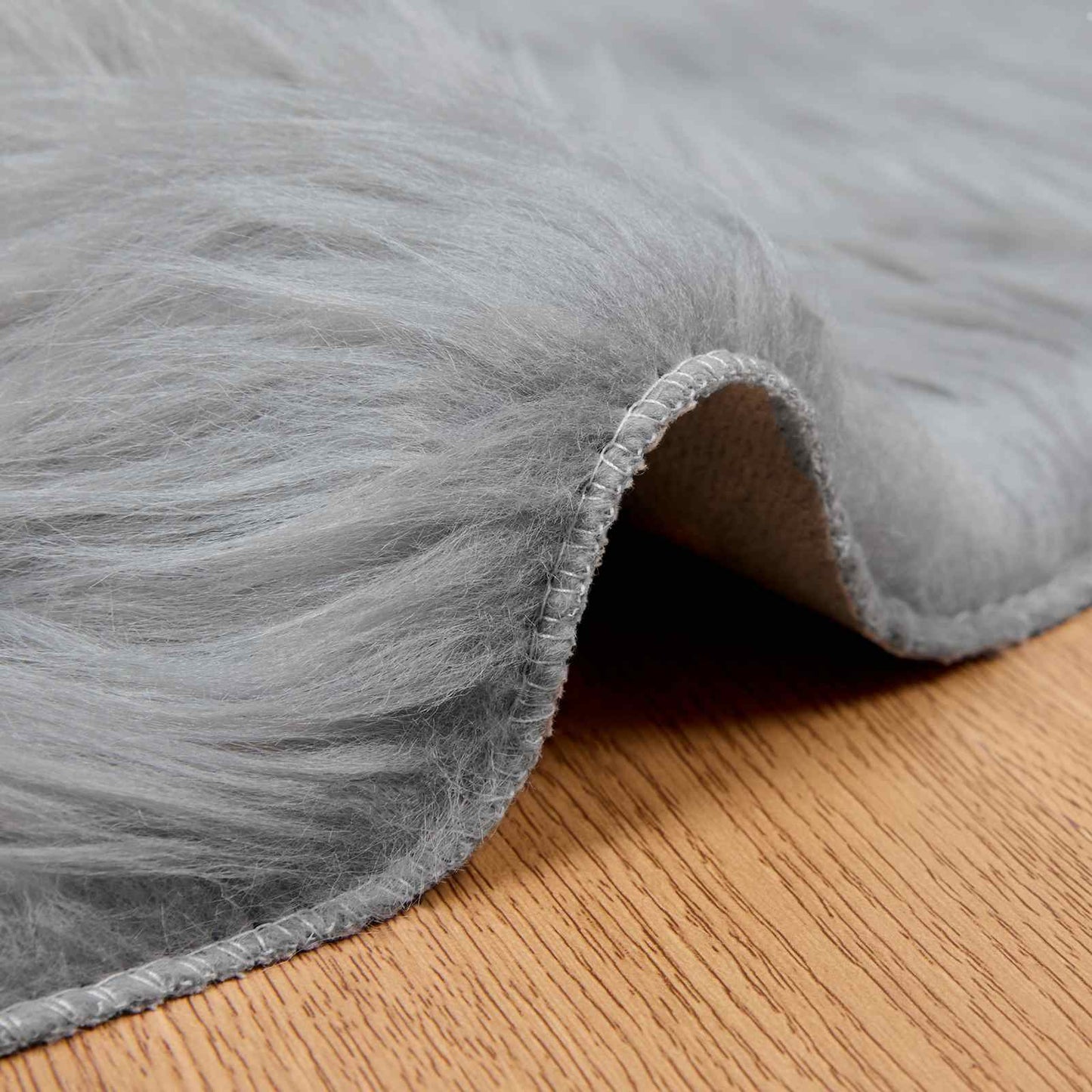 Tappeto Pecora Tafalla Grigio Ã˜ 200 cm Poliestere