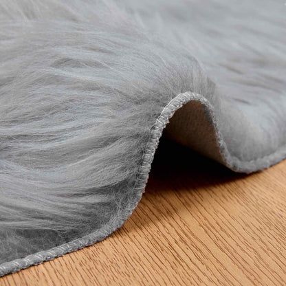 Tappeto Pecora Tafalla Grigio Ã˜ 200 cm Poliestere