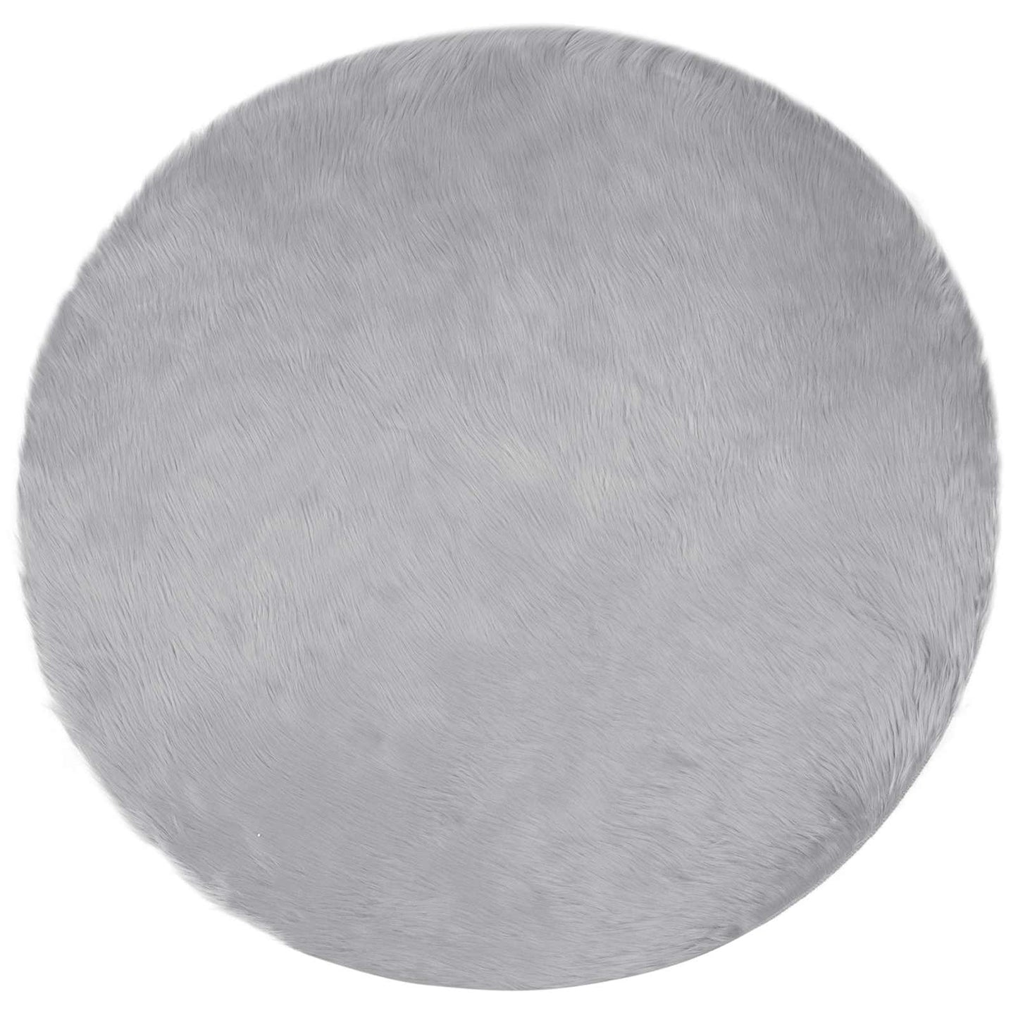 Tappeto Pecora Tafalla Grigio Ã˜ 200 cm Poliestere