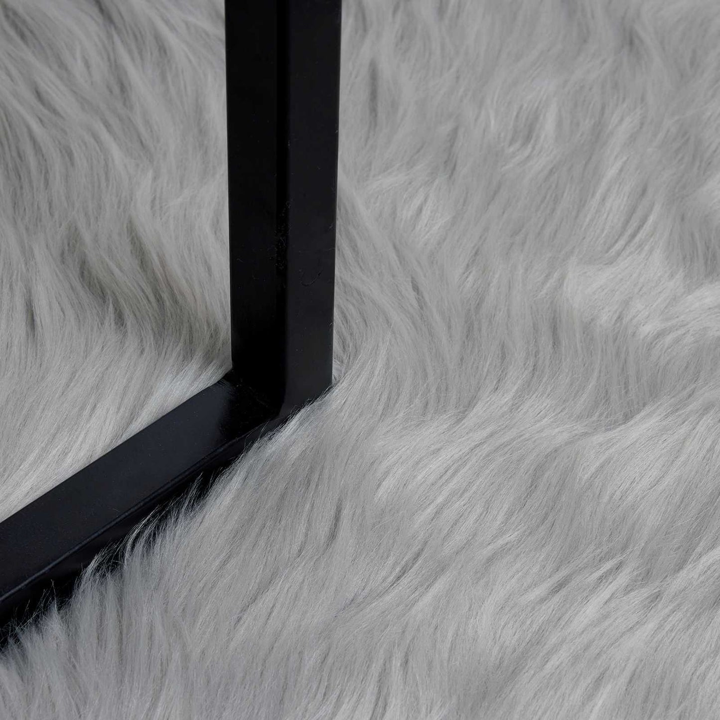 Tappeto Pecora Tafalla Grigio 60 x 90 cm Poliestere