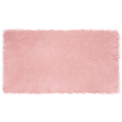 Tappeto Pecora Tafalla Rosa 60 x 110 cm Poliestere