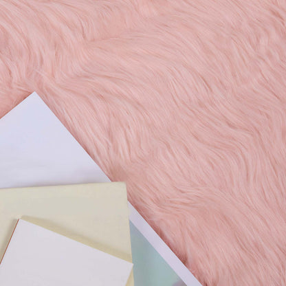 Tappeto Pecora Tafalla Rosa 80 x 250 cm Poliestere