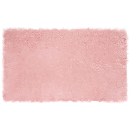Tappeto Pecora Tafalla Rosa 100 x 200 cm Poliestere
