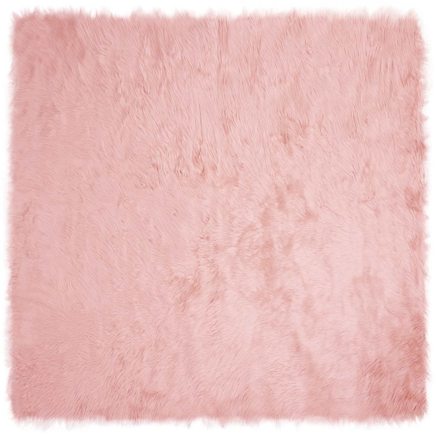 Tappeto Pecora Tafalla Rosa 160 x 160 cm Poliestere