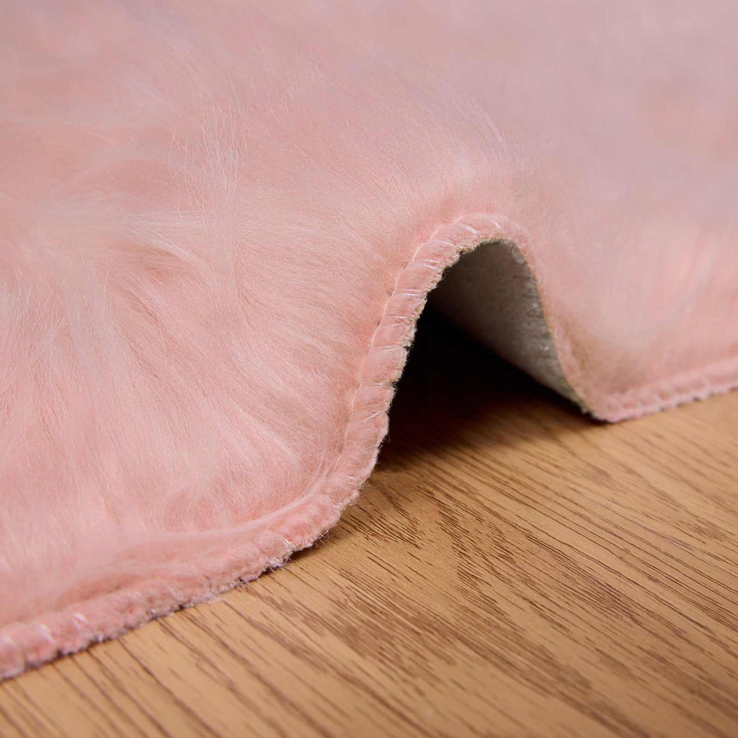 Tappeto Pecora Tafalla Rosa 200 x 200 cm Poliestere