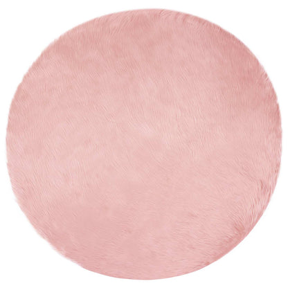 Tappeto Pecora Tafalla Rosa Ã˜ 200 cm Poliestere