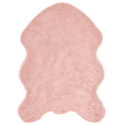 Tappeto Pecora Tafalla Rosa 60 x 90 cm Poliestere