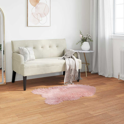 Tappeto Pecora Tafalla Rosa 80 x 120 cm Poliestere
