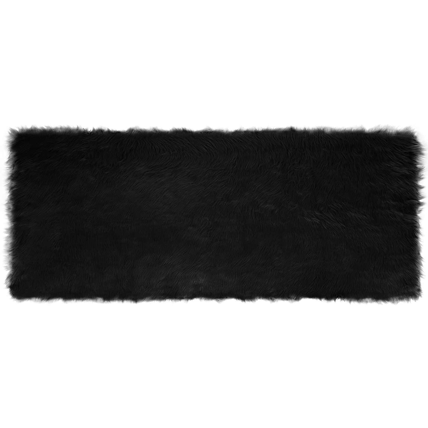 Tappeto Pecora Tafalla Nero 80 x 200 cm Poliestere
