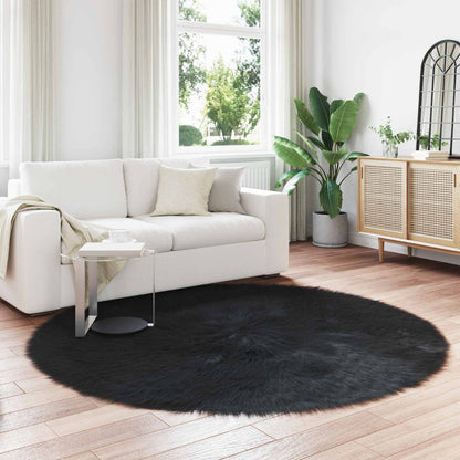 Tappeto Pecora Tafalla Nero Ã˜ 160 cm Poliestere