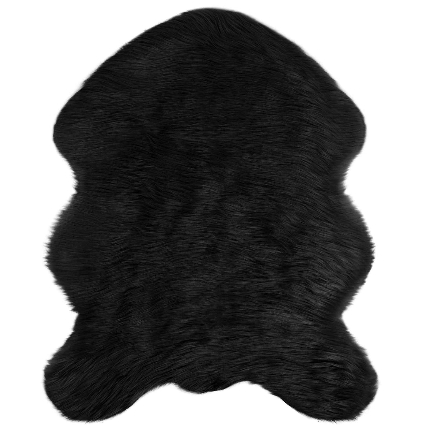 Tappeto Pecora Tafalla Nero 50 x 80 cm Poliestere