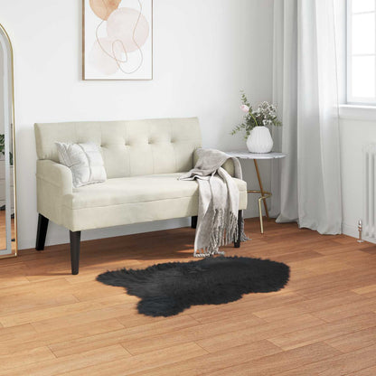 Tappeto Pecora Tafalla Nero 60 x 90 cm Poliestere