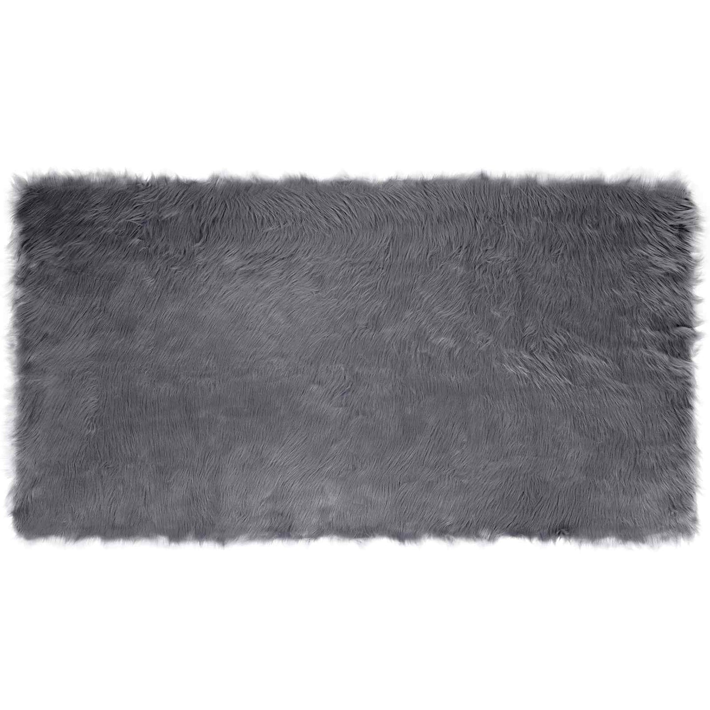 Tappeto Pecora Tafalla Antracite 60 x 110 cm Poliestere