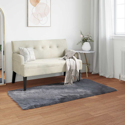Tappeto Pecora Tafalla Antracite 80 x 150 cm Poliestere