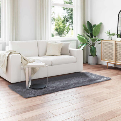 Tappeto Pecora Tafalla Antracite 80 x 200 cm Poliestere