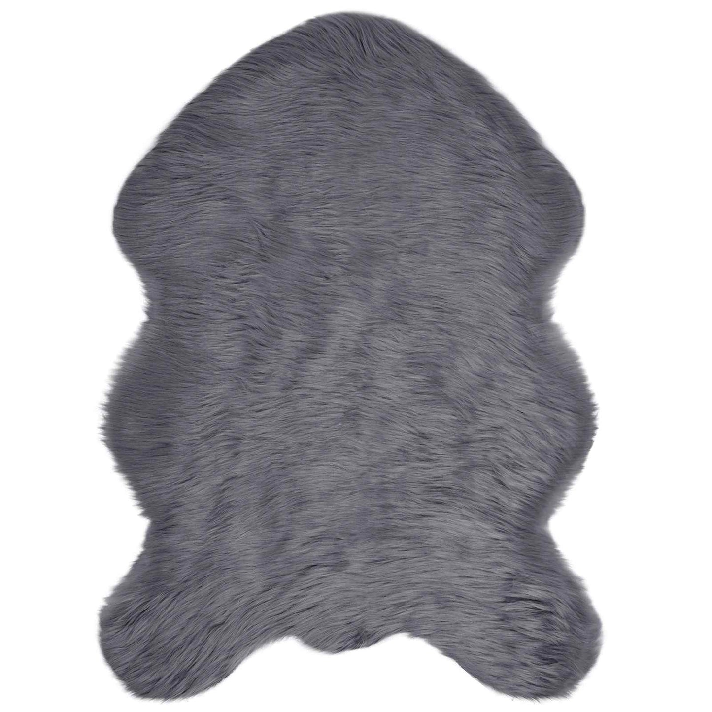 Tappeto Pecora Tafalla Antracite 60 x 90 cm Poliestere