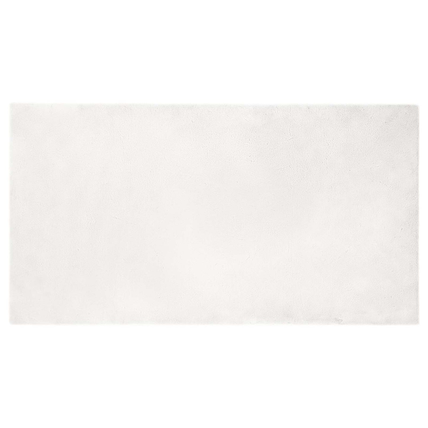 Tappeto antiscivolo in di coniglio sintetica Olite Bianco