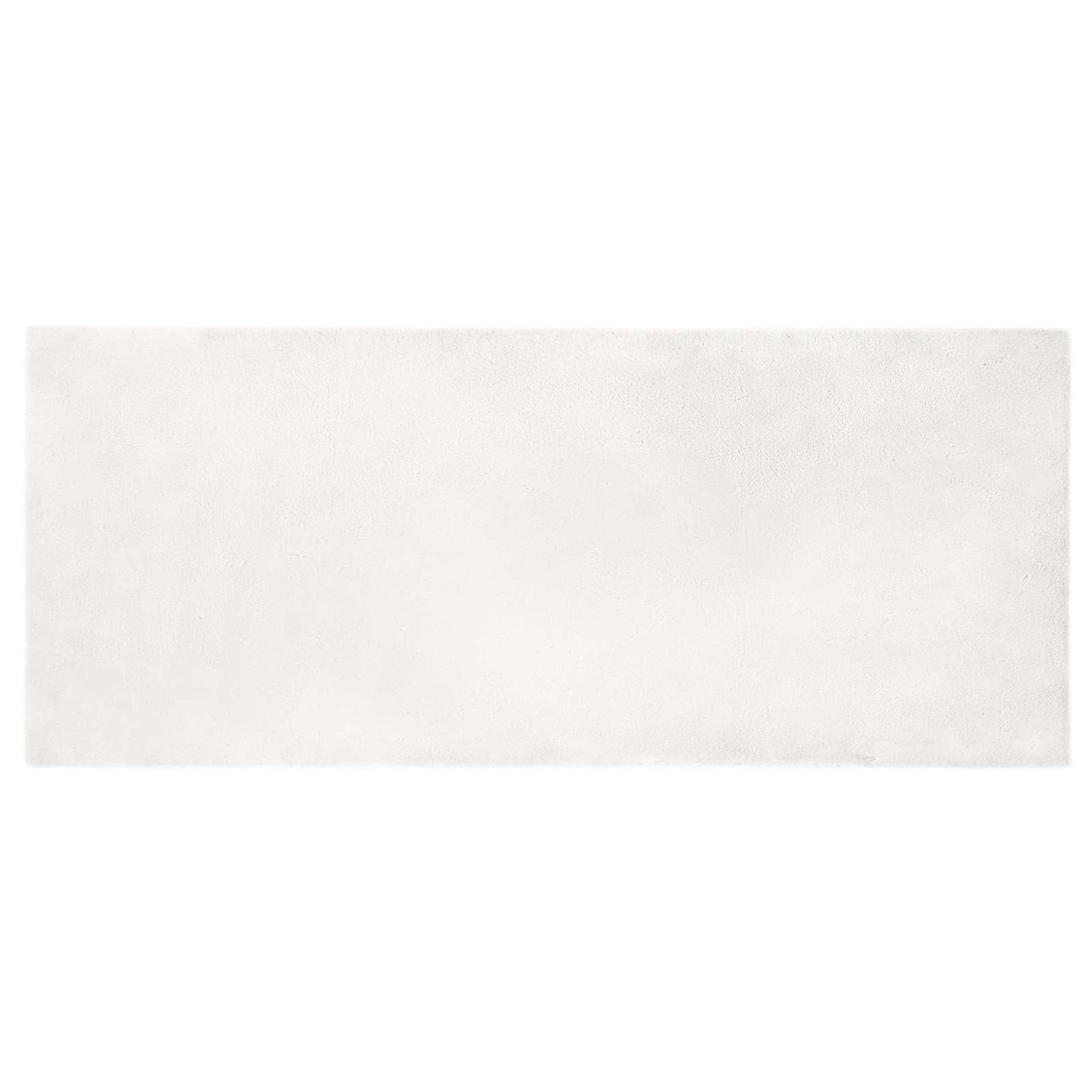 Tappeto antiscivolo in di coniglio sintetica Olite Bianco