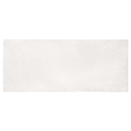 Tappeto antiscivolo in di coniglio sintetica Olite Bianco