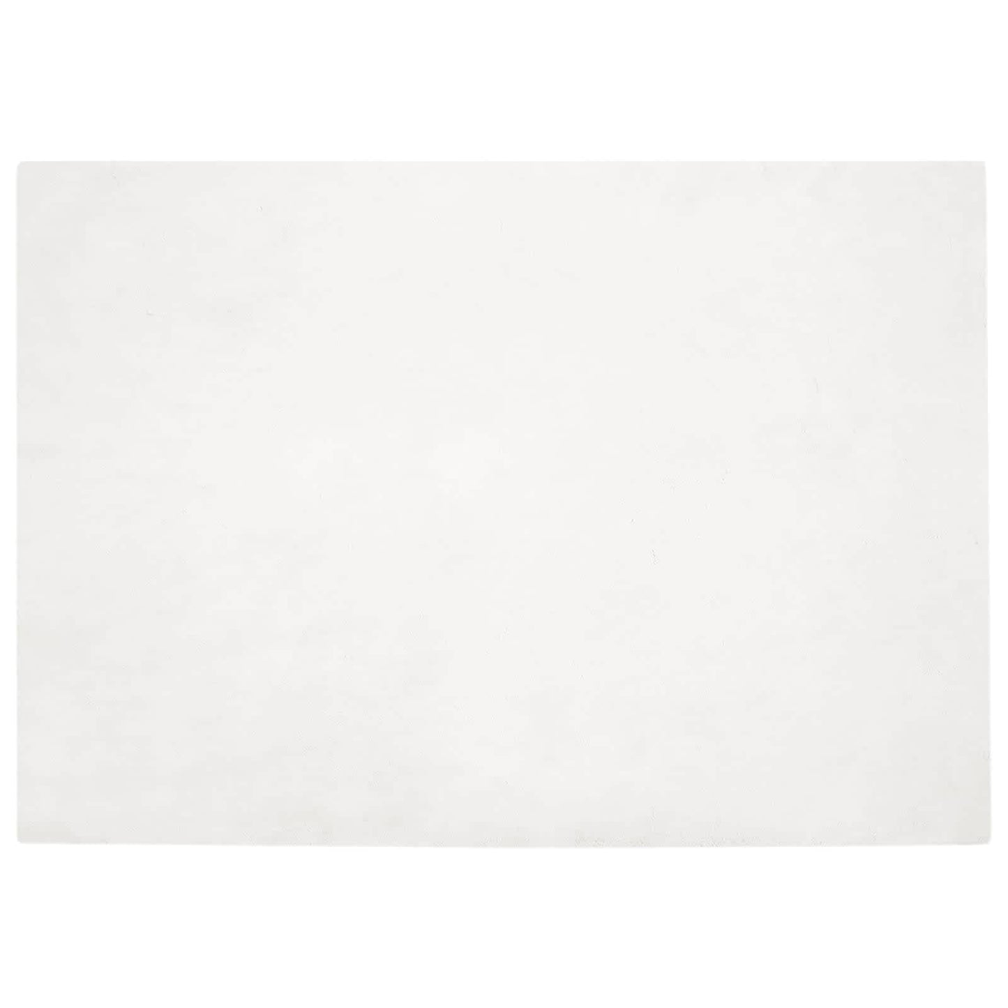 Tappeto antiscivolo in di coniglio sintetica Olite Bianco
