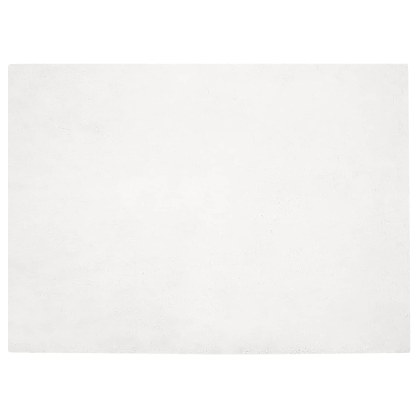 Tappeto antiscivolo in di coniglio sintetica Olite Bianco