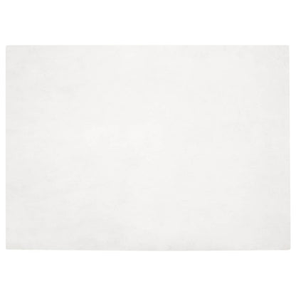 Tappeto antiscivolo in di coniglio sintetica Olite Bianco