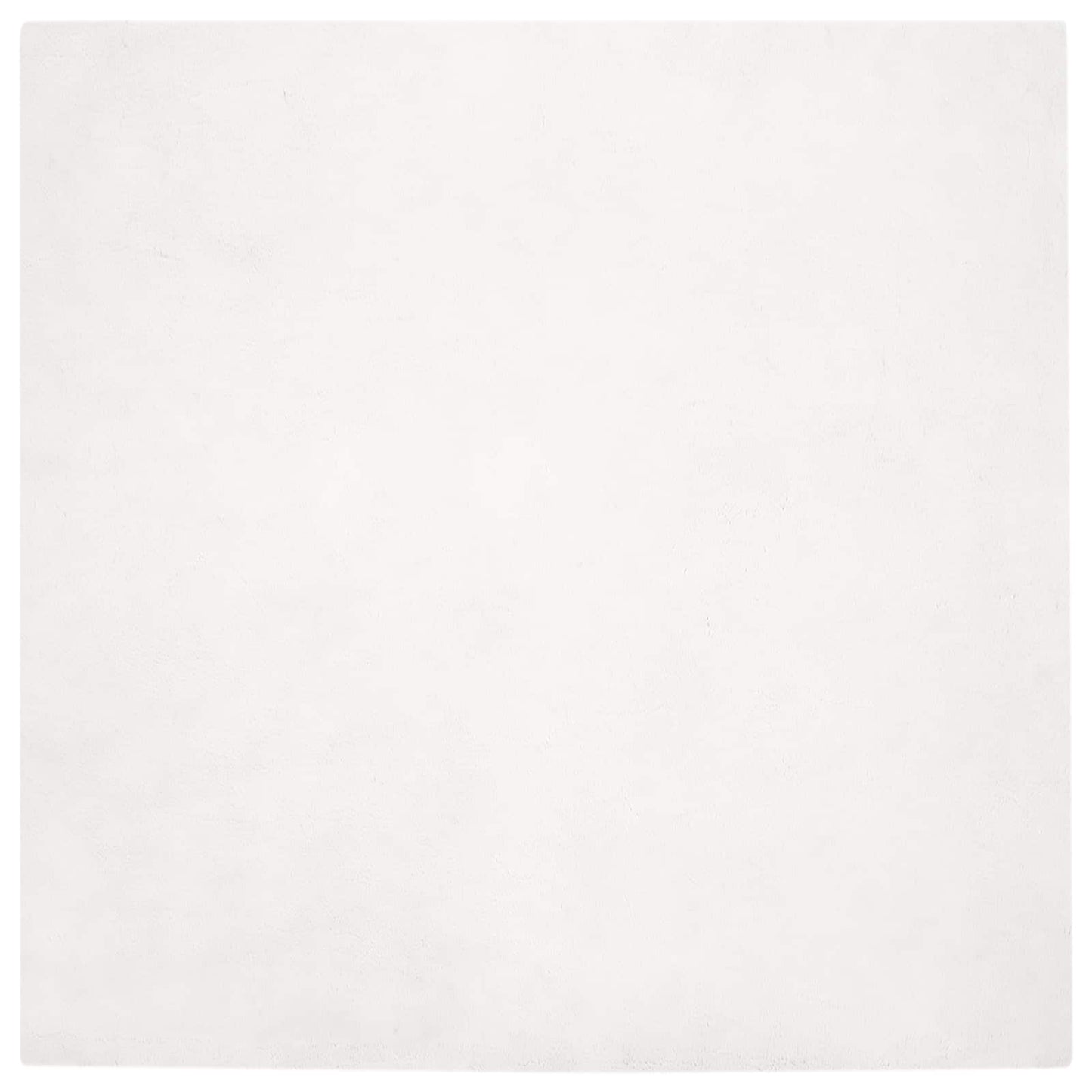 Tappeto antiscivolo in di coniglio sintetica Olite Bianco