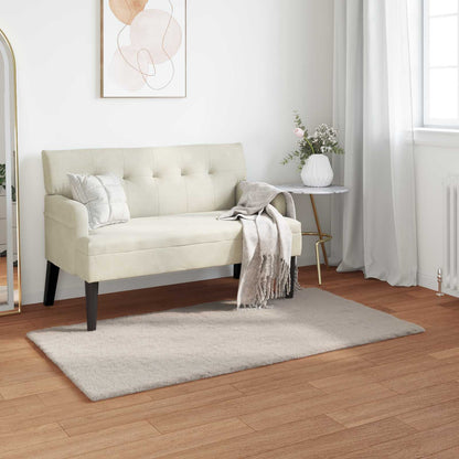 Tappeto antiscivolo in di coniglio sintetica Olite Beige
