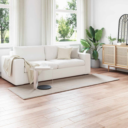 Tappeto antiscivolo in di coniglio sintetica Olite Beige