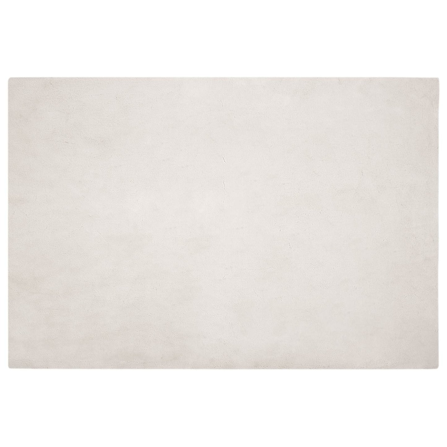 Tappeto antiscivolo in di coniglio sintetica Olite Beige