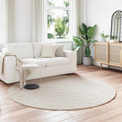 Tappeto antiscivolo in di coniglio sintetica Olite Beige
