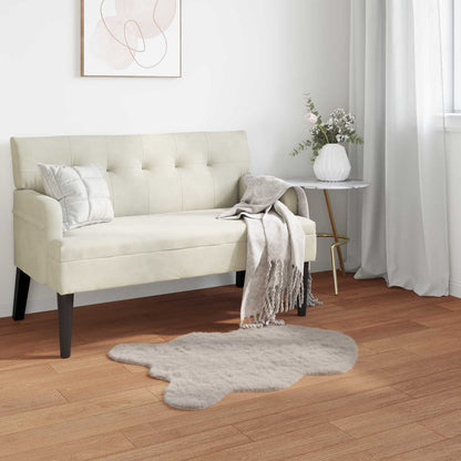 Tappeto antiscivolo in di coniglio sintetica Olite Beige