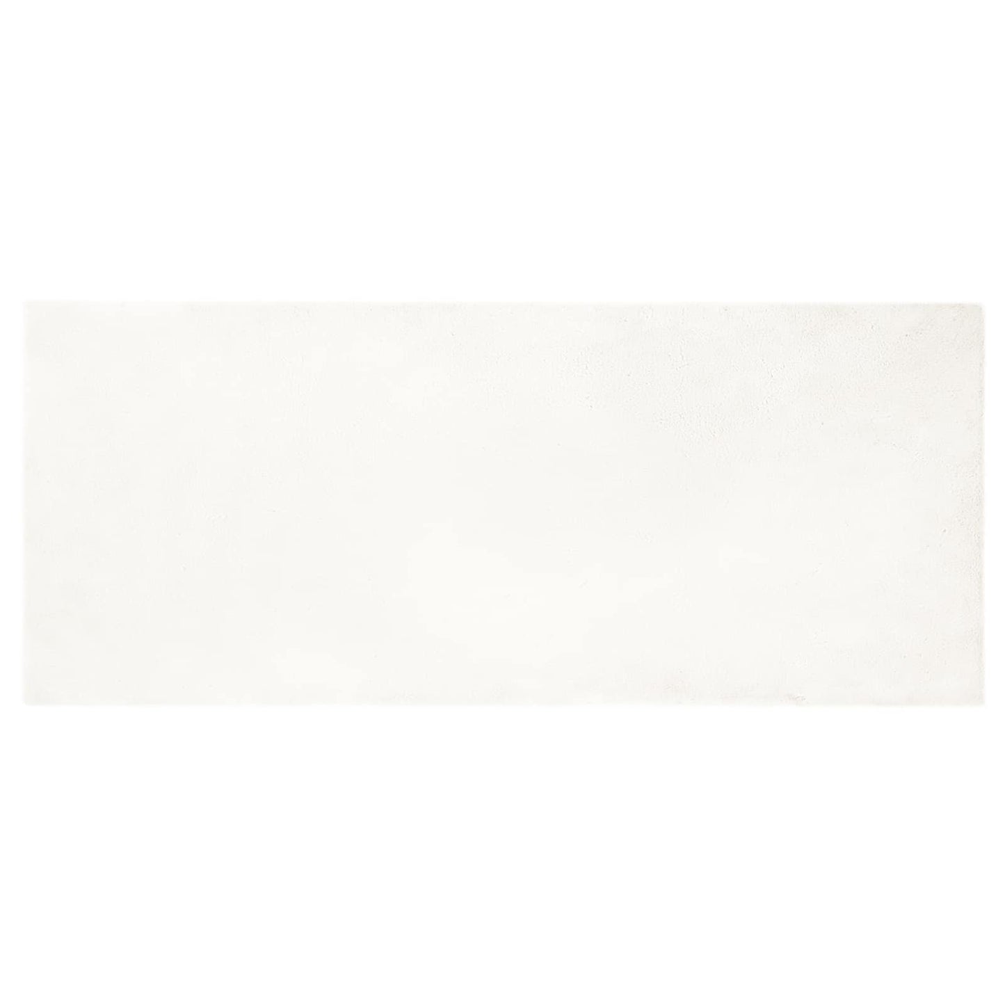 Tappeto antiscivolo in di coniglio sintetica Olite Crema