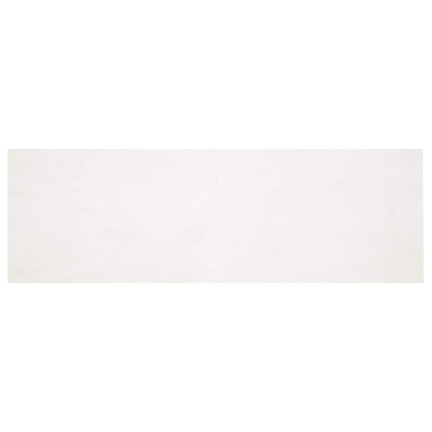 Tappeto antiscivolo in di coniglio sintetica Olite Crema