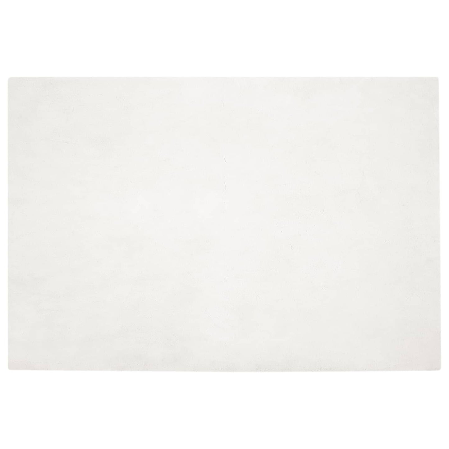 Tappeto antiscivolo in di coniglio sintetica Olite Crema